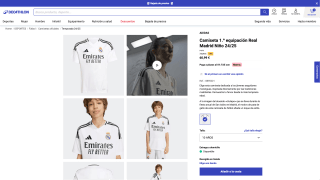 ADIDAS Camiseta Real Madrid Niño 24/25 por 60,99€