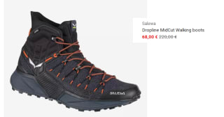 Botas de Hombre Salewa Dropline MidCut por 68€