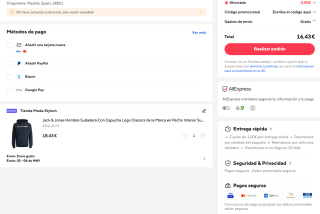 Jack & Jones Sudadera con capucha Logo Classics Hombre por 16,43€