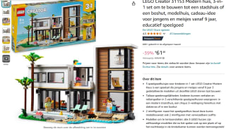 Lego Creator Modern huis (31153) voor €61,48 bij Amazon DE
