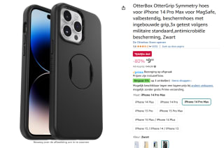 OtterBox Hoesje Geschikt geschikt voor Apple iPhone 14 Pro Max - voor €9,99 bij Amazon