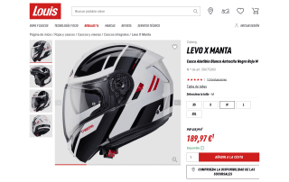 Casco modular Levo X Manta Caberg por 189,97€