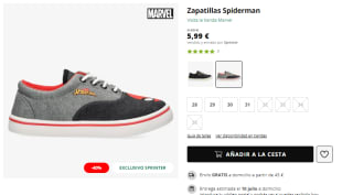 Zapatillas Mickey, Spiderman niño por solo 4,39€ y mas modelos corred