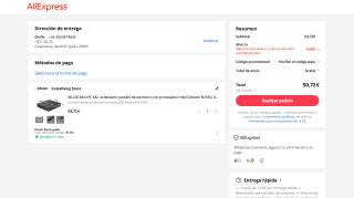 Mini PC MLLSE M2 por 50,72€