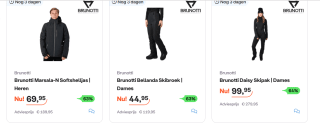 Tot 68% korting op Brunotti wintersport kleding bij Ibood
