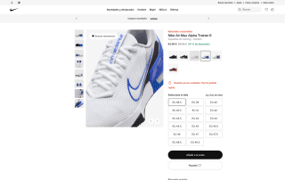 Nike Air Max Alpha Trainer 6 hombre blanco por 62,99€