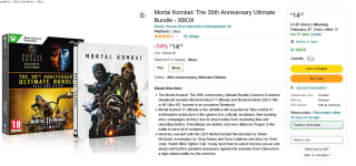 Mortal Kombat The 30th Anniversary Ultimate Bundle XBOX a 16,13€