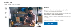 3 Meses GRATIS Rappi Prime + HBO MAX