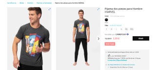 Recopilación de pijamas de manga larga y corta desde solo 5,99€ Carrefour + envío gratis