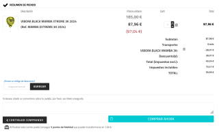 Pala VIBORA BLACK MAMBA XTREME 3K 2024 por solo 59,95€