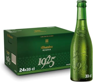 Alhambra Reserva 1925, Pack de 24 Botellas x 33 cl por 22,78€