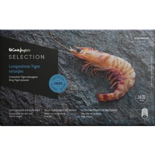 Rodolfos langostino vannamei crudo extra 24-40 piezas estuche 800 g neto escurrido (+ EN DESCRIPCIÓN) desde 6€