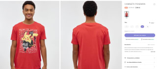 Camiseta Pokemon Pikachu por 7,99€