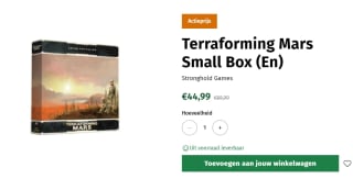 Terraforming Mars: Small Box 3D Tiles voor €44,99 bij Speldorado