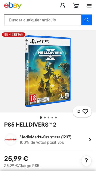 Helldivers 2 PlayStation 5 por 25,99€.