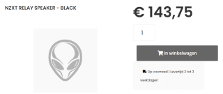 NZXT Relay Speakers voor €143,75 bij Caps