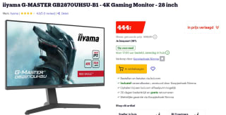 Iiyama G-Master GB2870UHSU-B1 Zwart voor €444 bij Bol.com
