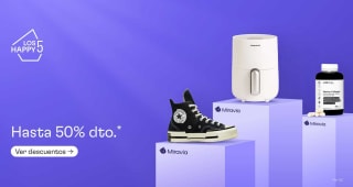 15% descuento Cupón Plus The Happy 5 Miravia