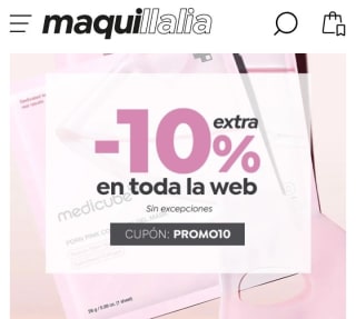-10% Extra en toda la Web de Maquillalia.