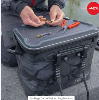 Foxrage Camo Welded Bag roofvistas voor €25 bij Angling direct