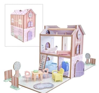 KidKraft Play and Store poppenhuis (inklapbaar) voor €20