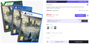 Videojuego Hogwarts Legacy para Xbox Series X y PS5 por 23,34€