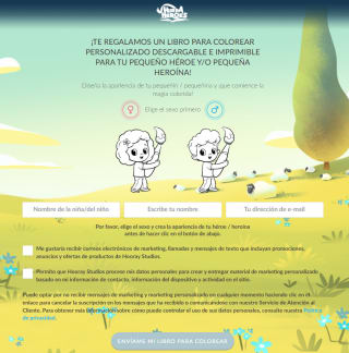 Libro para colorear personalizado gratis