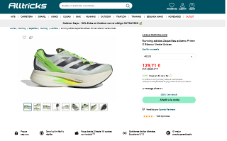 Zapatillas Adidas Adizero Prime X running por solo 129€