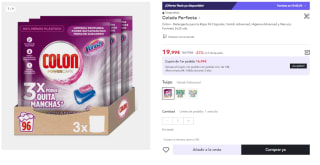 Detergente Colon para la Ropa 96 Cápsulas, Vanish Advanced por 19.99€ (Cuenta Nueva 12€)