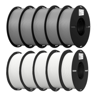 Creality Ender Series PLA Black/White Filament 5KG wit + 5KG grijs voor €84,99 dmv code bij Geekbuying