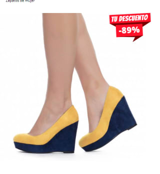 Zapatos de mujer marca Claudia Ghizzani por 4,44€