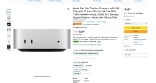 Apple Mac Mini con chip M4 CPU 10 núcleos y GPU 10 núcleos memoria 16GB SSD 256 GB por solo 649€