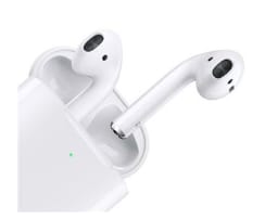 Ecouteurs sans fil Apple AirPods 2 avec boîtier de charge à 99€