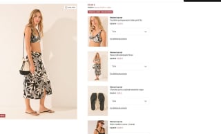 Conjunto de top, pareo, chanclas y bolso por 50,36€