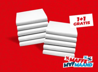 1+1 gratis op moltons bij Beddenreus