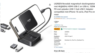 UGREEN Revodok magnetisch dockingstation met 4K voor €19,99 bij Amazon