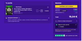 Call of Duty Modern Warfare 2 Xbox por solo 15,04€