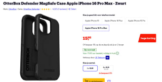 Otterbox Defender Apple iPhone 16 Pro Max Back Cover Zwart voor €15,95 bij Bol