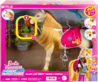 Barbie Mysteries Dans- en showpaard met accessoires voor €13,99 bij Bol
