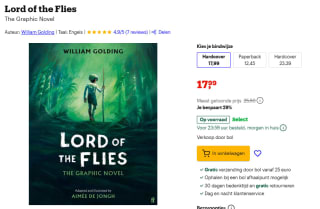 Lord of the Flies The Graphic Novel voor €17,99bij Bol