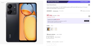 Movil Xiaomi Redmi 13C Global Version de 6GB/128GB por 97.75€ (Cuenta Nueva 85.75€)