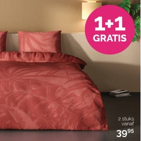1+1 gratis op dekbedovertrekken bij Beter Bed