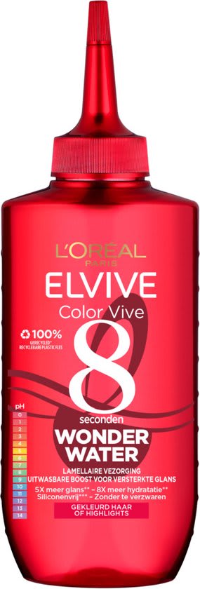 Korting bij Bol.com op L'Oréal Paris Elvive Color Vive 8 Seconden Wonder Water - 200ml