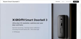 **Xiaomi Smart Doorbell 3 Black - £59.99