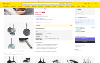 Bra set 3 sartenes Nordik 18cm 22cm 26cm por 31,12€