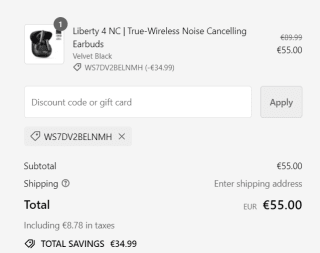 Anker Soundcore Liberty 4 NC Zwart voor €55 dmv code bij Soundcore