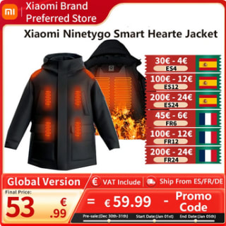 Chaqueta de plumón eléctrica NINETYGO por 45,63€