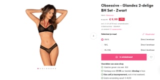 Obsessive - GLANDEZ 2-delige BH Set voor €9,99 bij EasyToys
