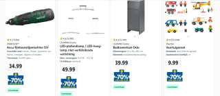 70% korting op heel veel artikelen in de Lidl webshop