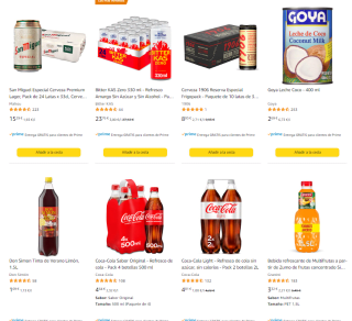 Ahorra 20% por cada 40 € de compra en bebidas